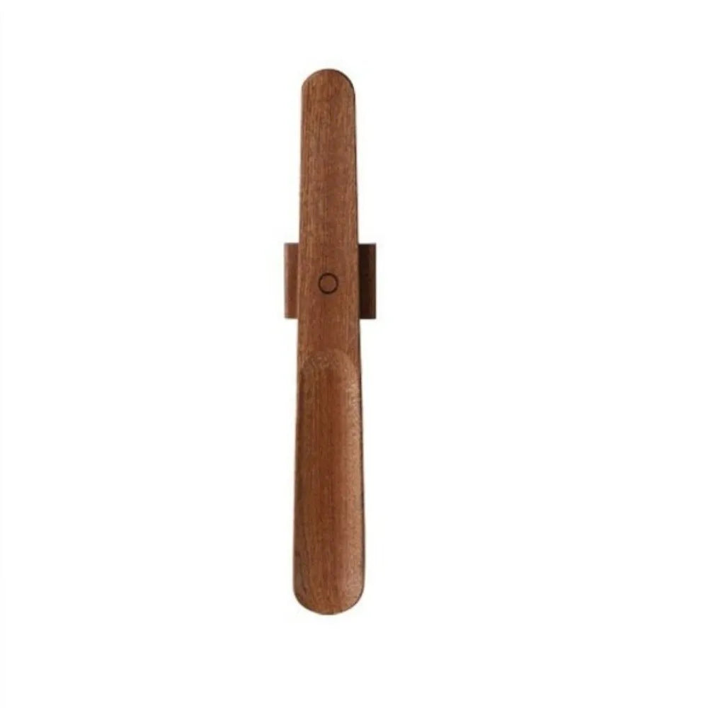 Creative 30/55cm Magnetic Shoehorn Wooden Handle Flexible Lazy Shoe Horn No-Bend Long Shoe Lifter for Elderly, Pregnant Women